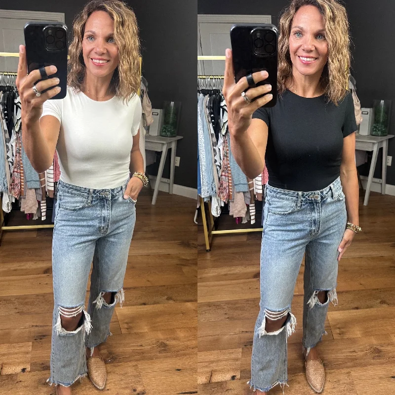 The Kate Short-Sleeve Bodysuit - Multiple Options