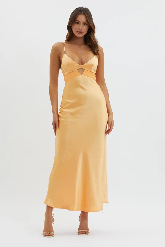 Eternal Sun Keyhole Bust Maxi Dress Mango