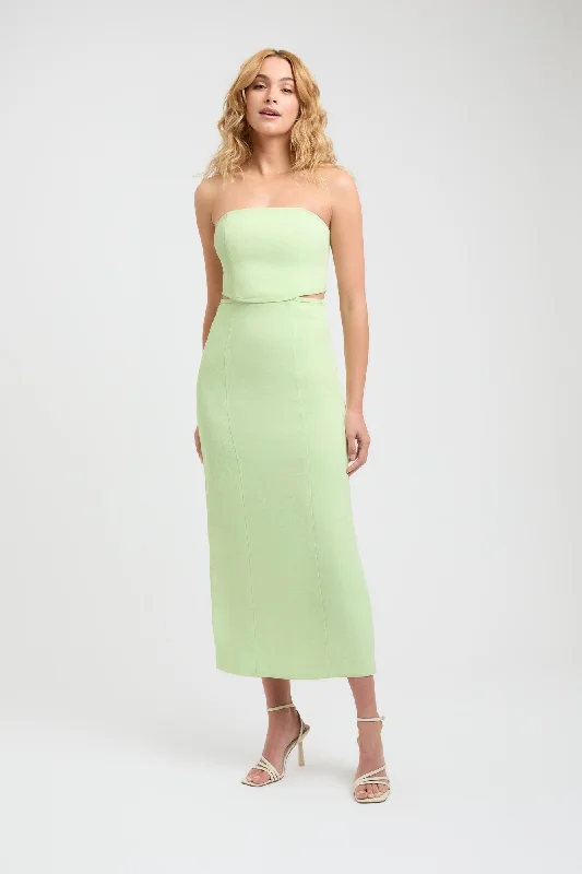 Oyster Cut Out Midi Dress